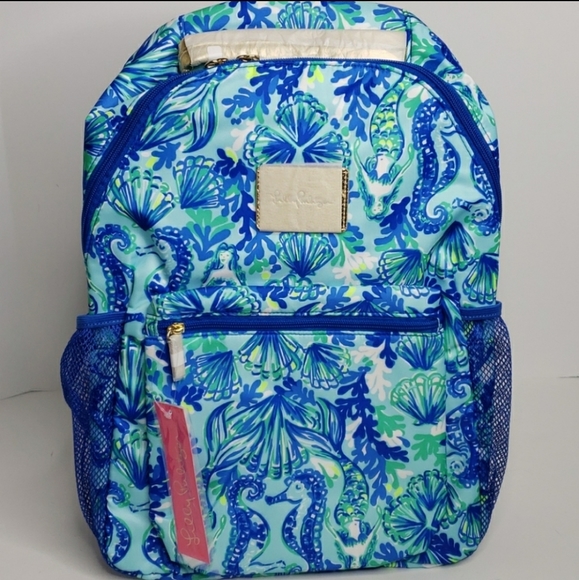 Lilly Pulitzer Bahia Backpack Seeing 